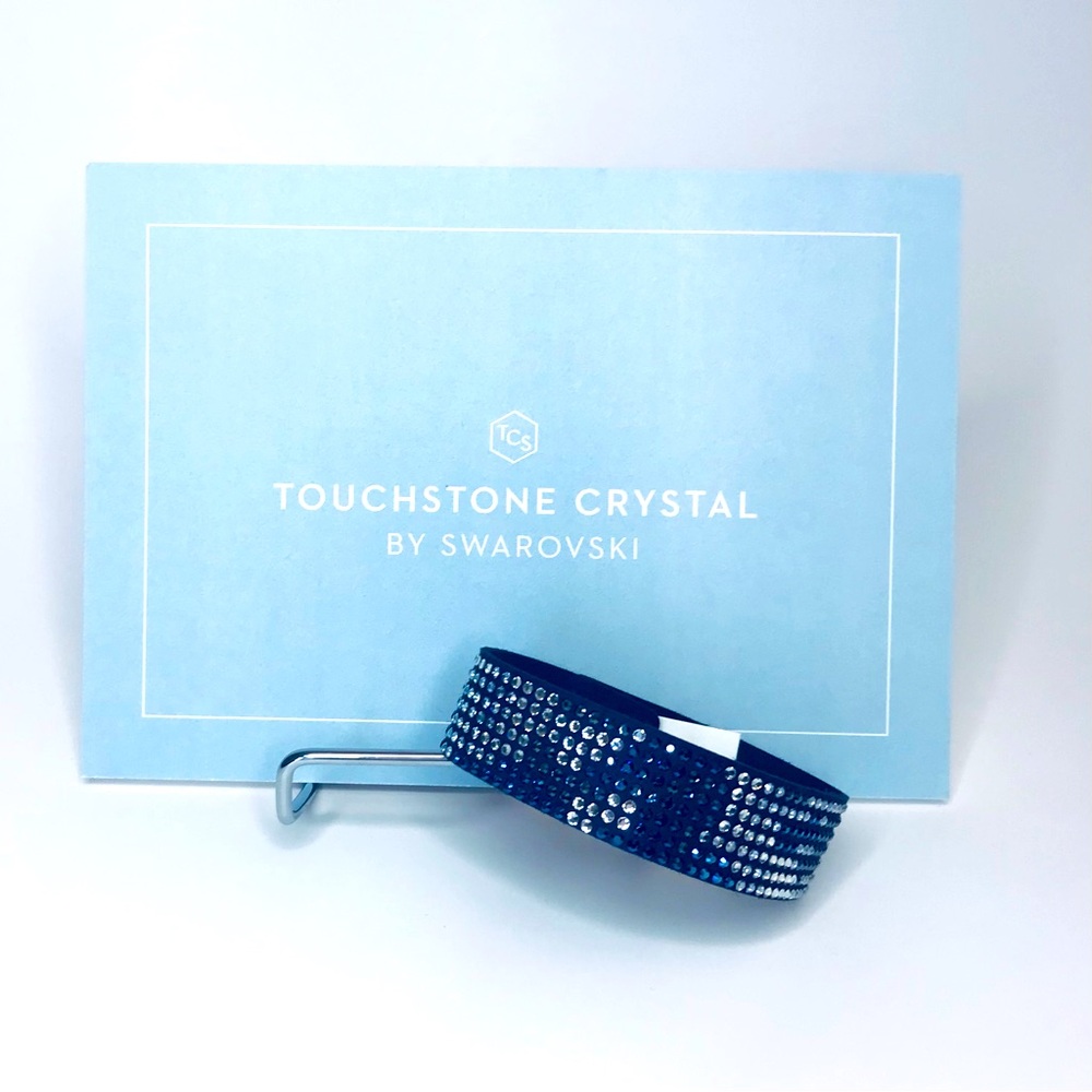 Touchstone Crystal : Wrap Bracelet, blues || 0001